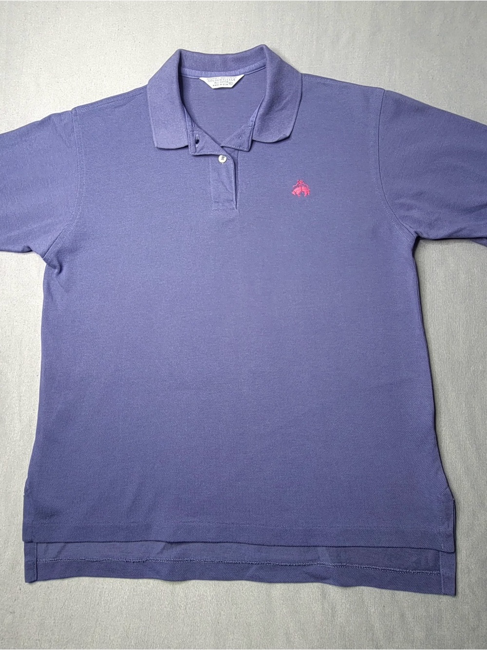 Brooks brother Golden Fleece women's polo shirt embroidered logo levender XS